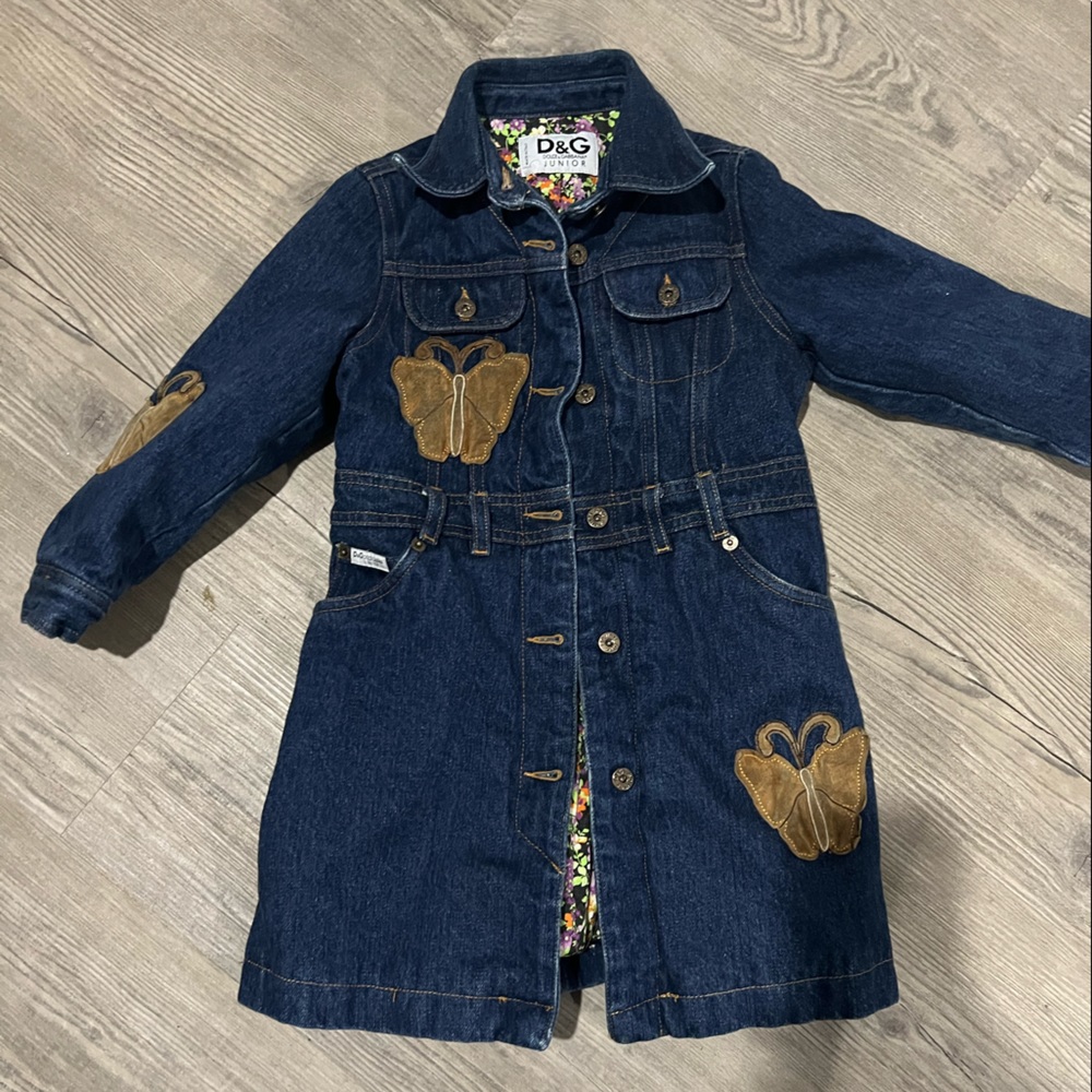 Dolce & Gabbana denim coat size 3y